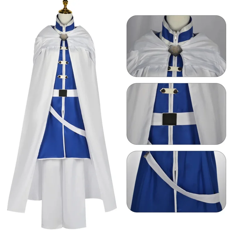 Anime Frieren Beyond Journey's End pegatinas Himmel Cosplay disfraz Himmel peluca Halloween carnaval fiesta de Navidad ropa de mujer
