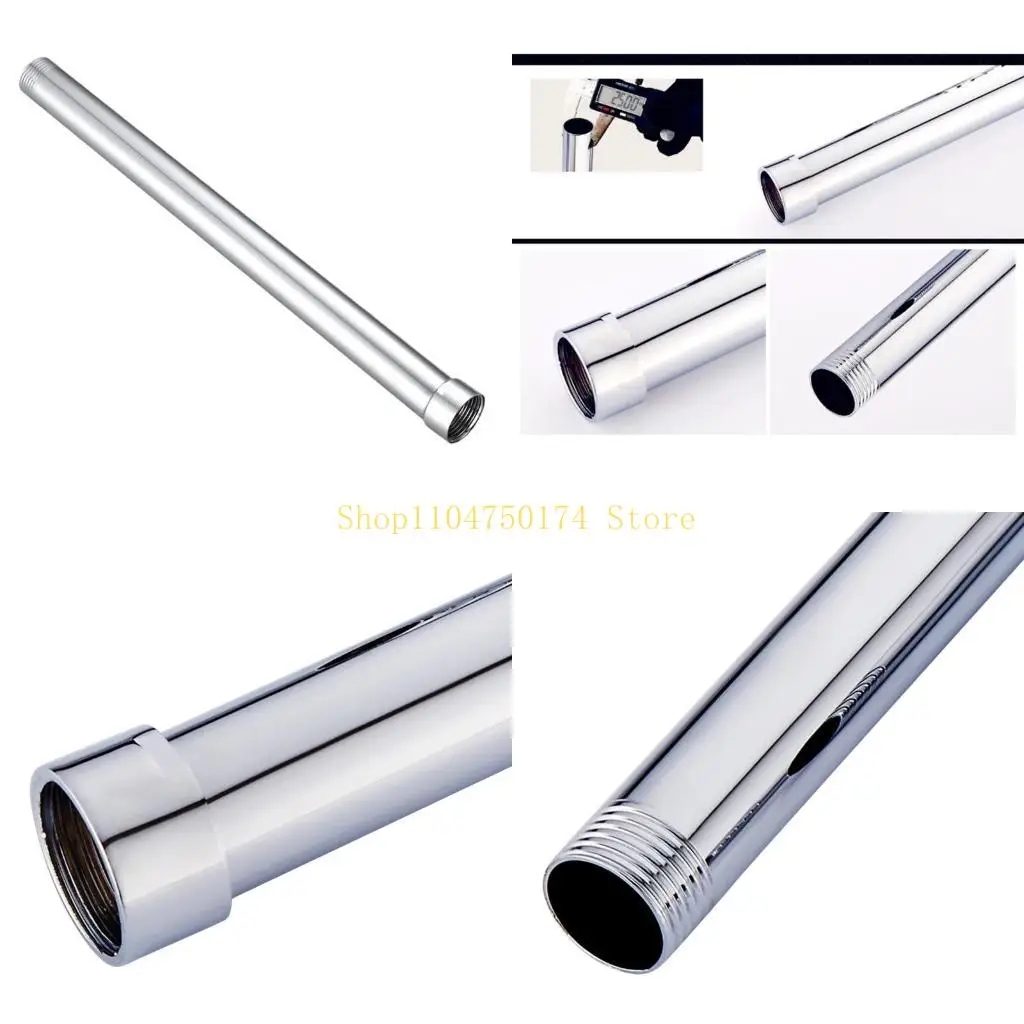 

Shower Extend Pipe Tube Round Shower Head Extension Rod Bathroom Accessory top sale