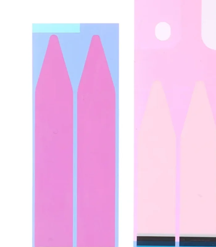 10 قطع من شريط الغراء المطاطي بدون خياطة على الوجهين لبطارية الهاتف المحمول