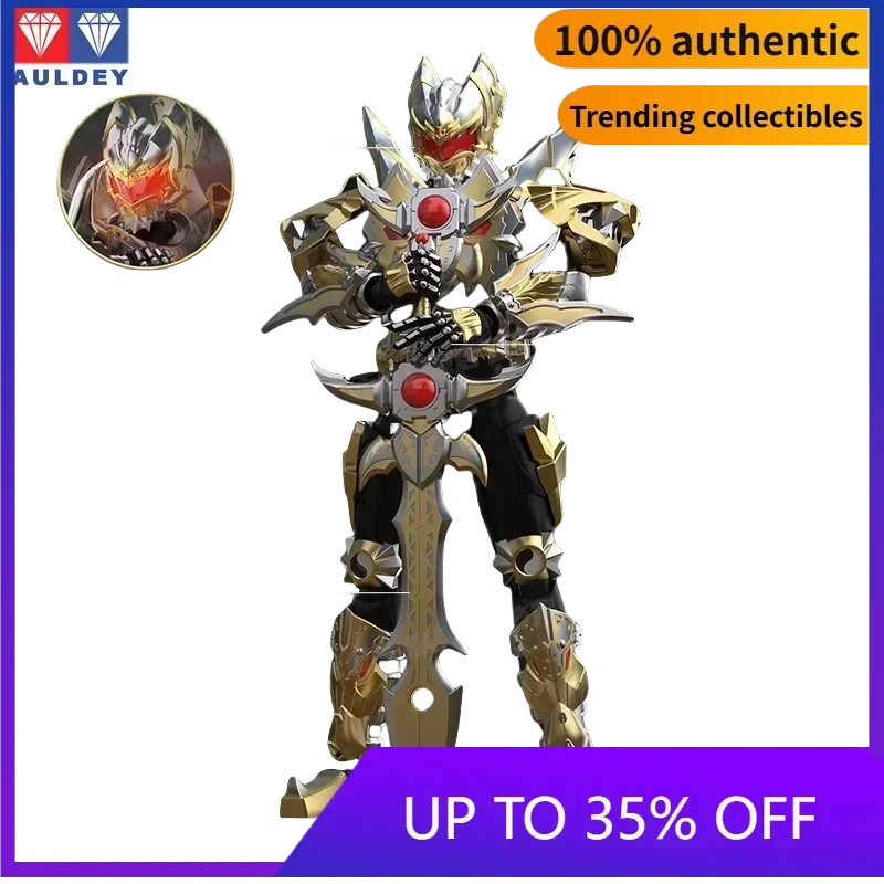 

AULDEY Armor Hero Emperor Action Figure - 15th Anniversary Alloy Model, Super Poseable Collectible Toy for Boys