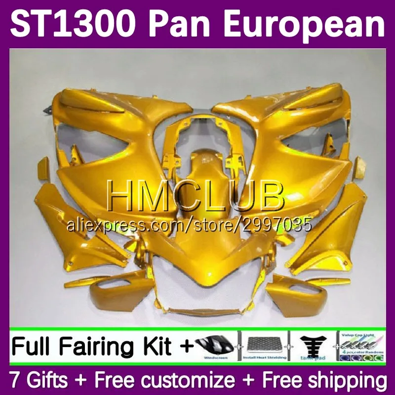 Fairing For HONDA Pan European golden stock STX1300 ST1300 ST-1300 CC 30No.98 ST 1300 02 03 04 05 06 07 08 09 10 11 12 13 14 15