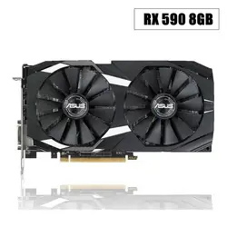 Top Graphics Cards AMD RX 590 8GB GDDR5 GPU Video Card 256Bit Computer RX590