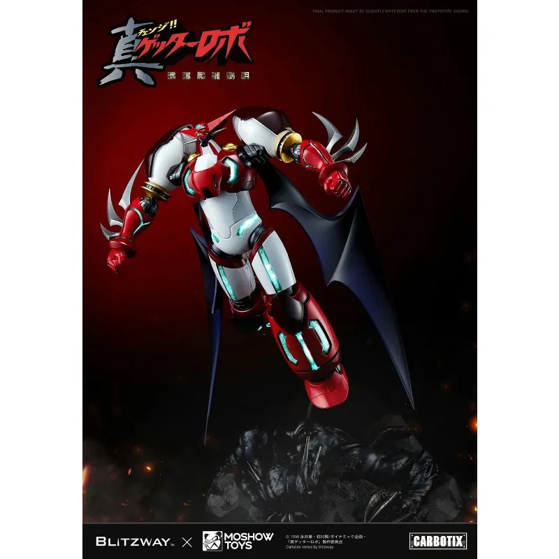 [En Stock] BLITZWAY MOSHOW Motoshou Shingeta No. Muñeco Articulado de Aleación con Acabado Metálico, Juguete Coleccionable, Regalo