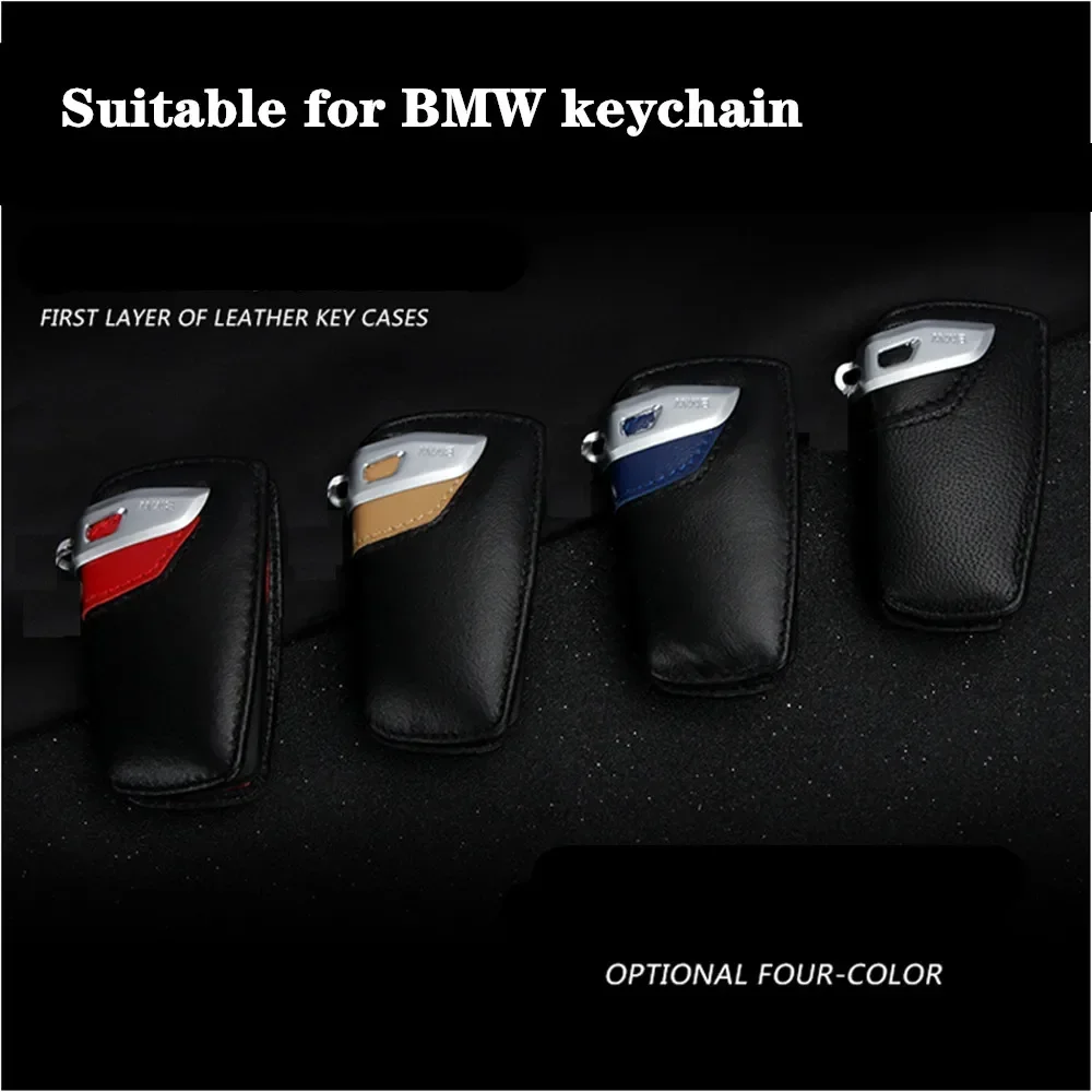 Leather Key Case For BMW F30 F10 F20 M X3 F25 F15 X4 1 2 3 5 4 7 Series For Bmw F30 Car Styling Key Cover Case