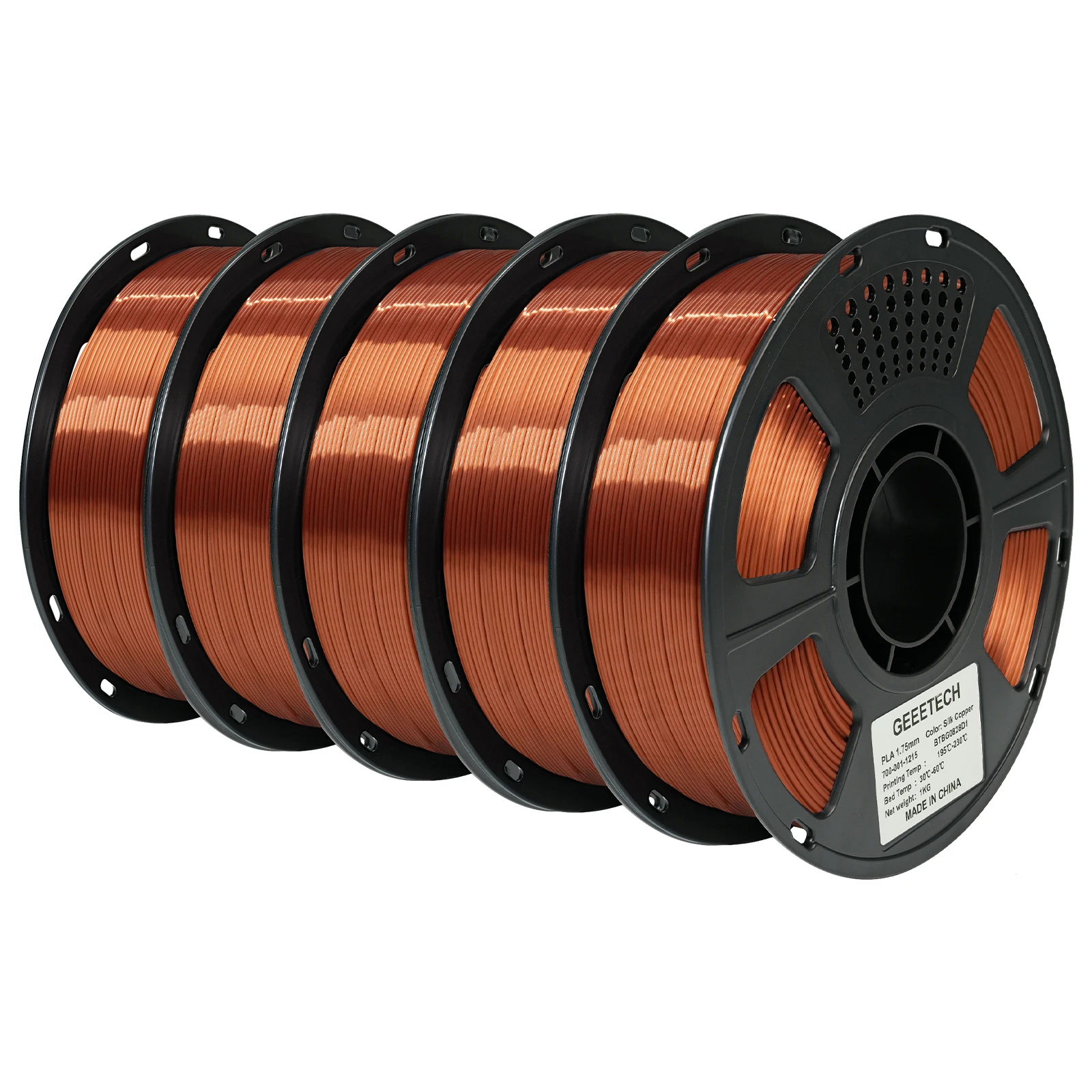 GEEETECH 5Kg Filament Silk PLA 3D 1.75mm Szpula Drut do Drukarki 3D, Bezpieczny, Pakowany Próżniowo, Specjalny Kolor — zdjęcie produktu 7