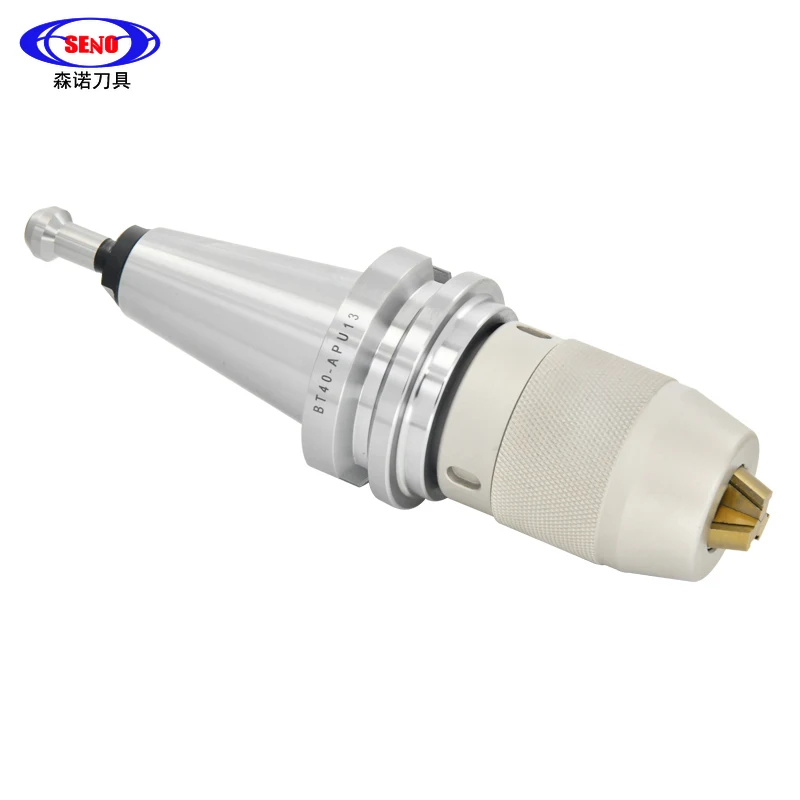 Mandrin auto-serrant pour perceuse de connexion, poignée de mandrin, fraiseuse CNC, GENO BT30 BT40 NT30 NT40 APU08 APU13 APU16 APU