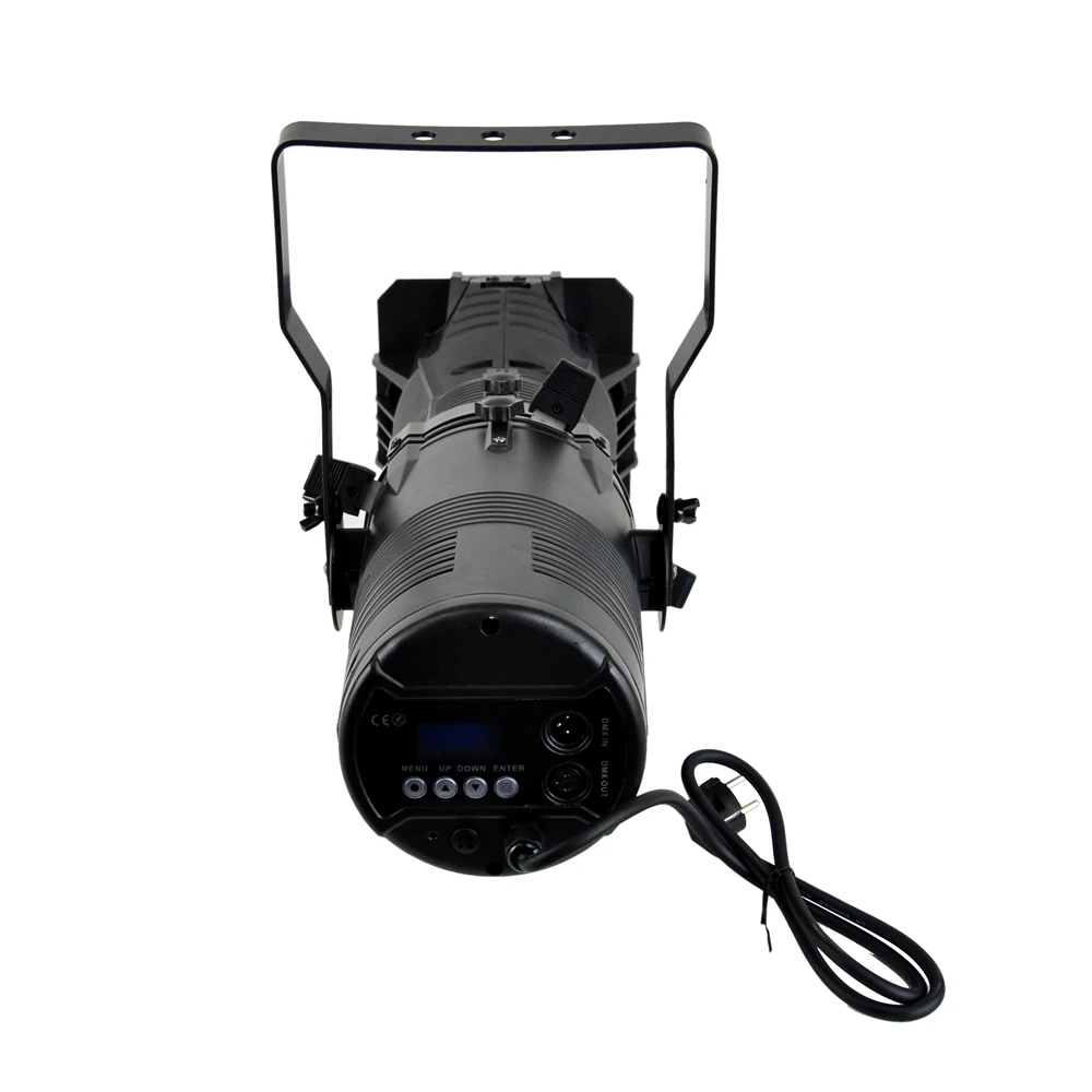 TIPTOP-DMX Refletor elipsoidal, Alumínio Shell, Iluminação LED Palco, Perfil Spot, 19 °, 26 °, 36 °, 200W