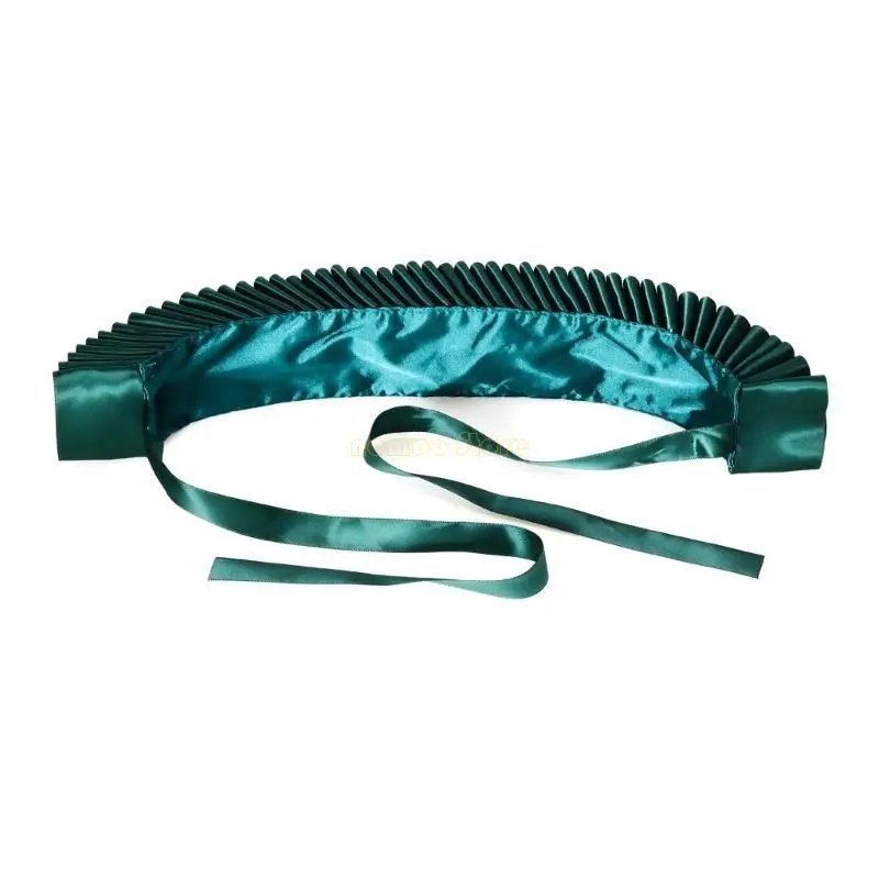 31BF الهالوين الفيكتوري الياقة عصر النهضة الرقبة راف مهرج المختنق ومجموعة أصفاد كشكش المعصم للنساء تأثيري حلي