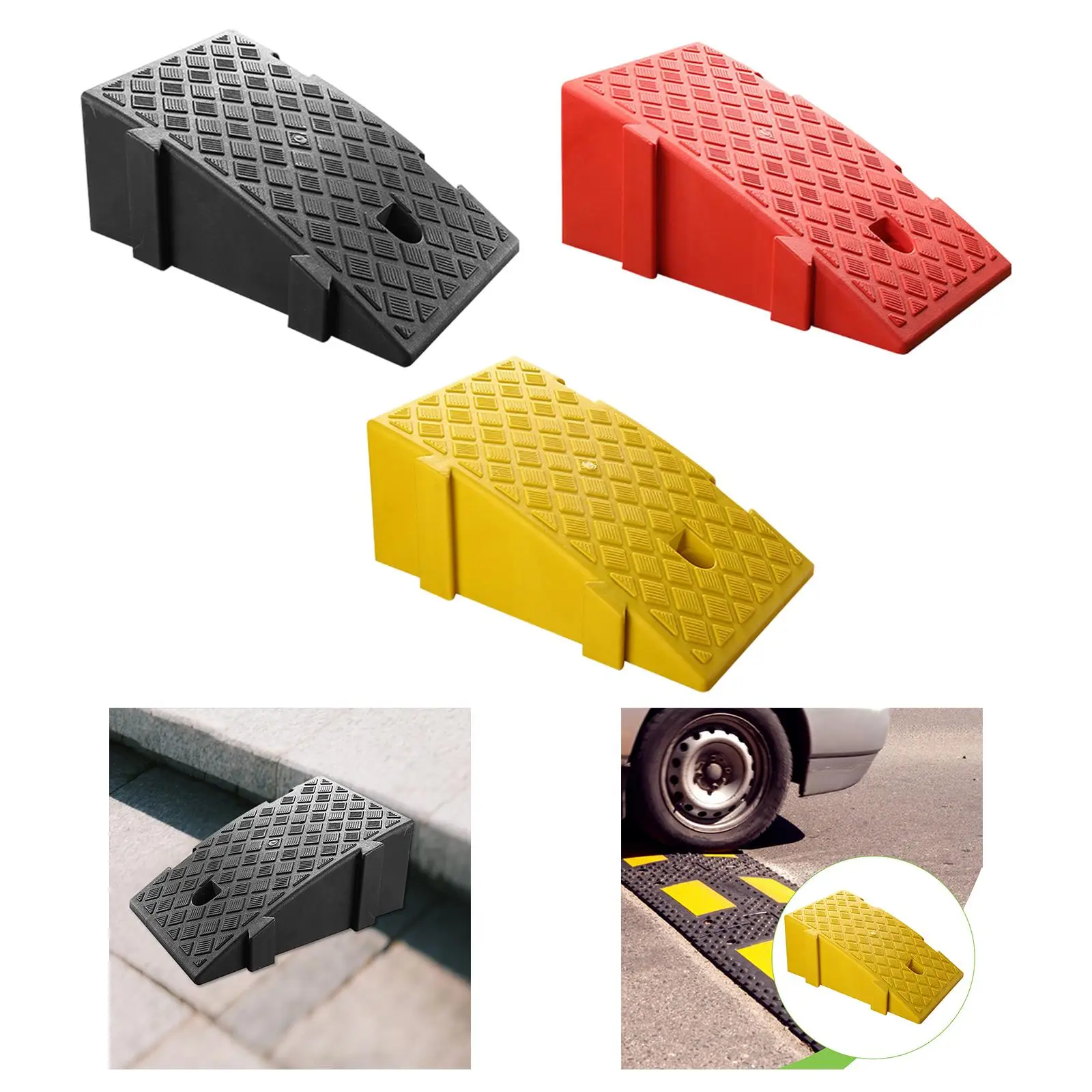 

Threshold Ramp, Anti Skid Home Car Step Ramp Mat for Cars Mowers ,