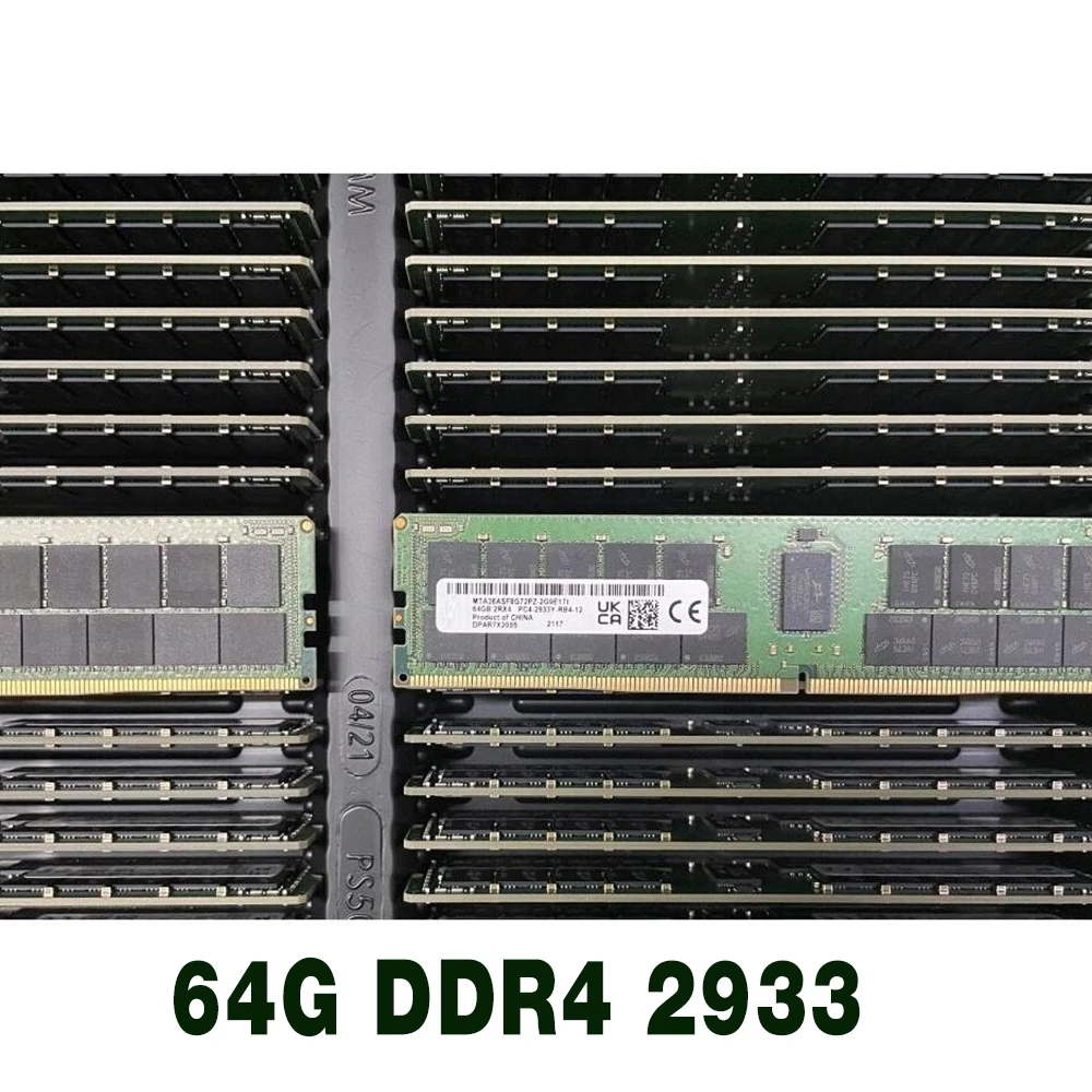 

1 шт. MTA36ASF8G72PZ-2G9E для MT RAM 64 ГБ REG серверная память 64G 2RX4 PC4-2933Y DDR4 2933