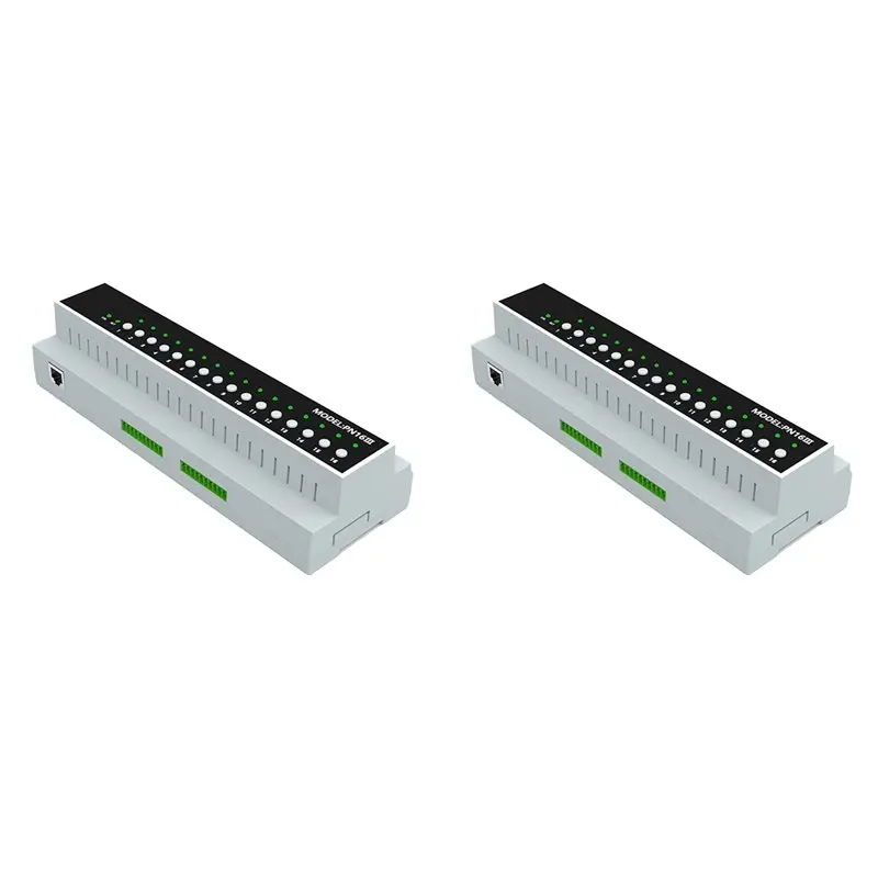 2X Tuya Smart Zigbee 16 Gang Relay Switch Module Remote Control Appliance Control Module 110V-240V APP Voice Control