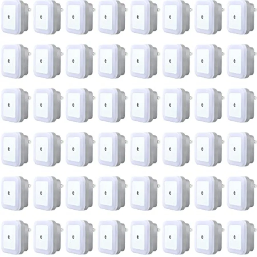 

Pack LED Night s Plug into Wall Smart Sensor Sensor Automatic Night Lamp Nights Accessories for Bedroom Bathroom Toilet Stairs