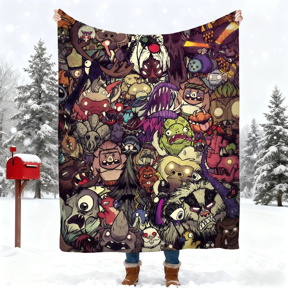 Game D-Don't Starve Blanket Blanket for Home Bedroom Bed Sofa Picnic Travel Office Cover Blanket Kids