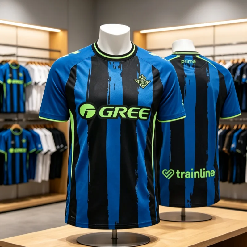 26-27 Season Betis Football Jersey 3D Printed T-shirt Men's Sports Style Summer Breathable Fast Drying Parent-child Jersey