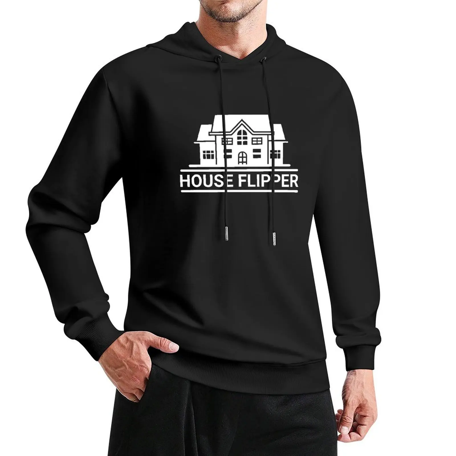 

House Flipper Pullover Hoodie anime clothes fashion men men clothes pullover hoodies