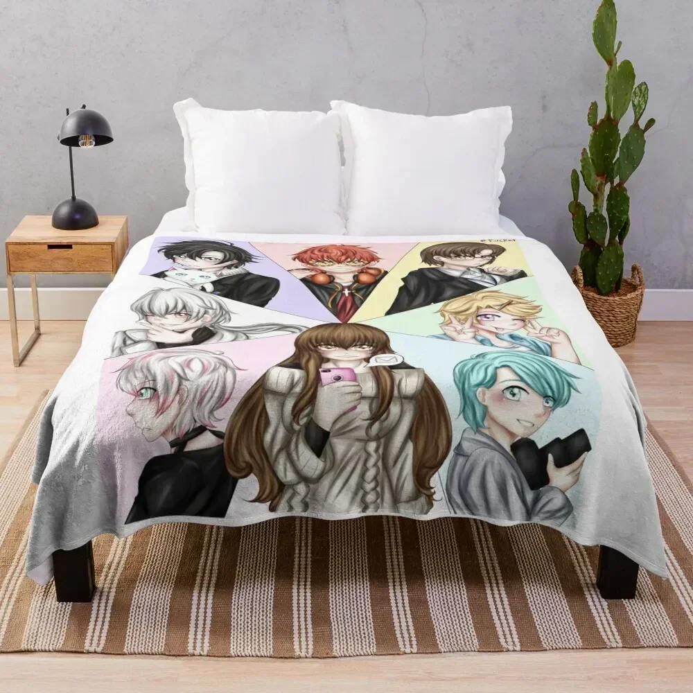 

Mystic Messenger Throw Blanket Cozy Light Blanket for Travel Camping Picnic