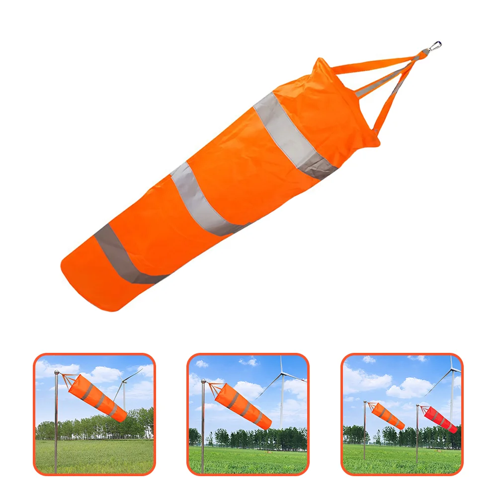 Windsock Socks Airport Flag Rainproof Garden Reflective Direction Outdoor Decor Bag Hanging