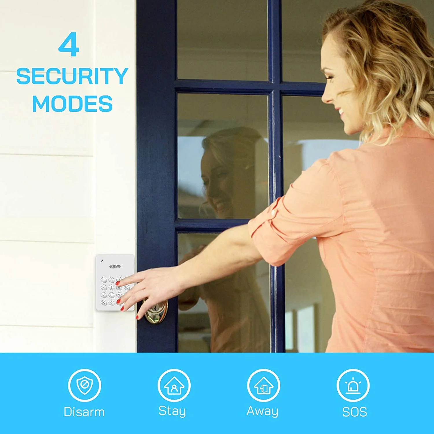 Tuya Smart WiFi Door Sensor Door Open rilevatori chiusi per il sistema di allarme di protezione della sicurezza domestica Smart Life APP telecomando