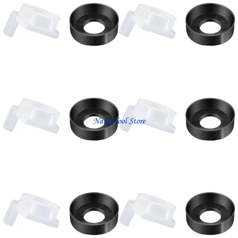 31GJ 6pcs Practical Bathtubs Spouts Faucet Diverter Gate Cup Seal Repair Set Leak Fix Replacement Parts Daily Casual Use