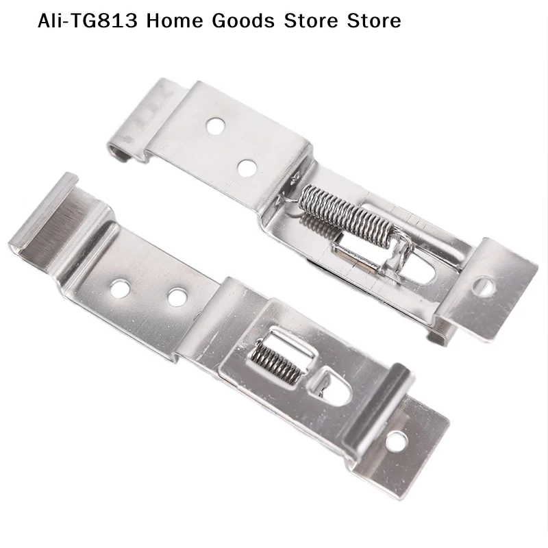 [TG813]2X European Car License Number Plate Frame Holder Trailer Clips Spring Bracket
