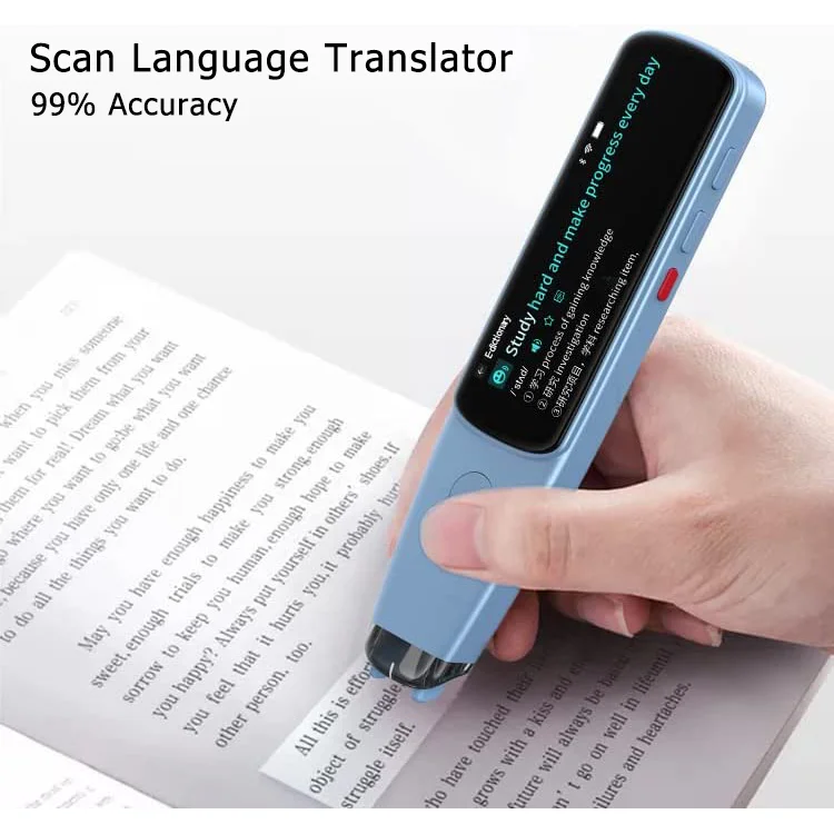 2024 Smart Translation Pen Learn Japanese Online English English E Dictionary In Korean OCR Voice Translator Mini With Monitor