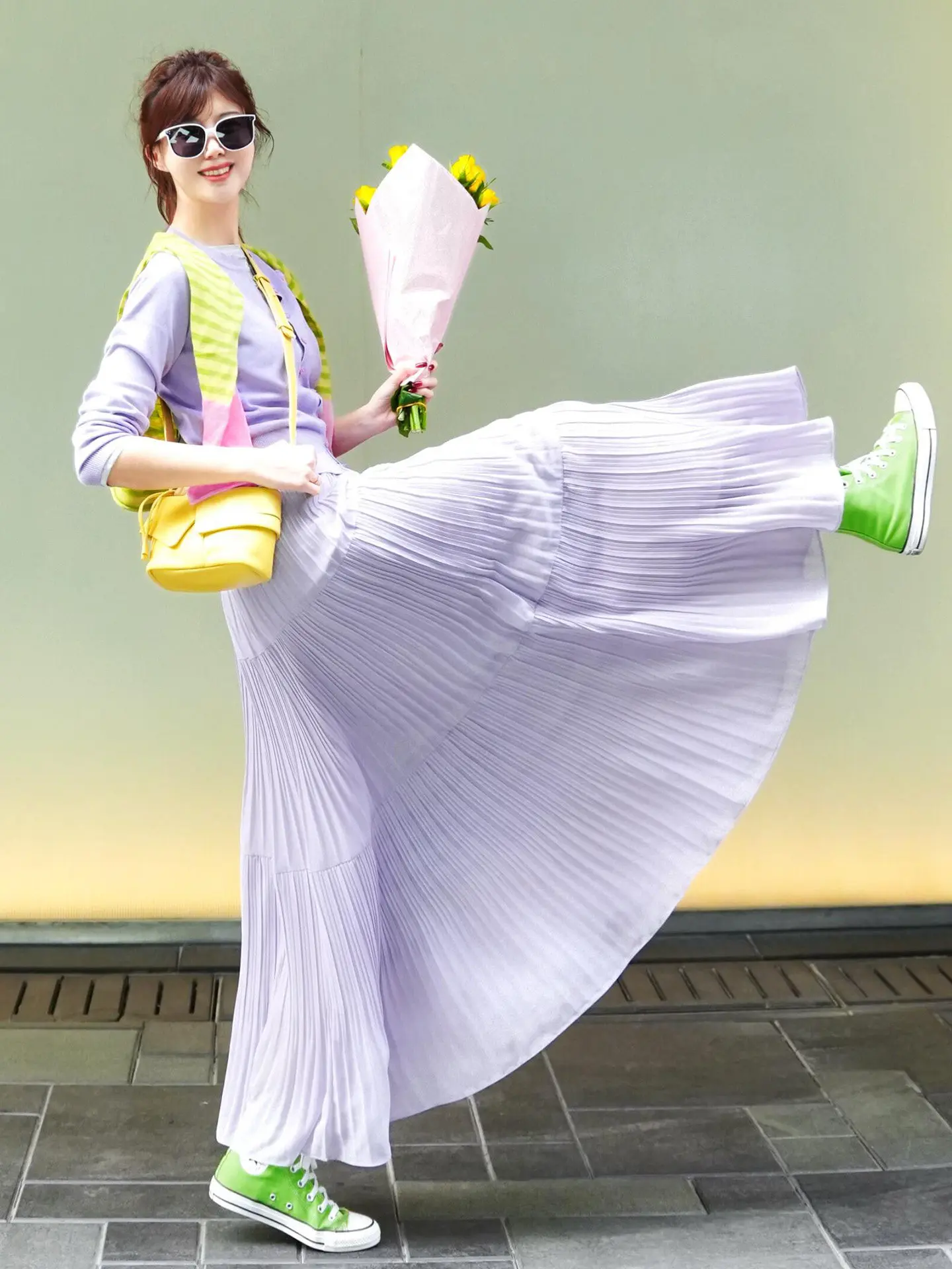 

High Waist A-Line Midi Skirt Slimming Faion Spring 2026 Tee Zha Art Creation Women's Casual Sle Four Seasons Skirt