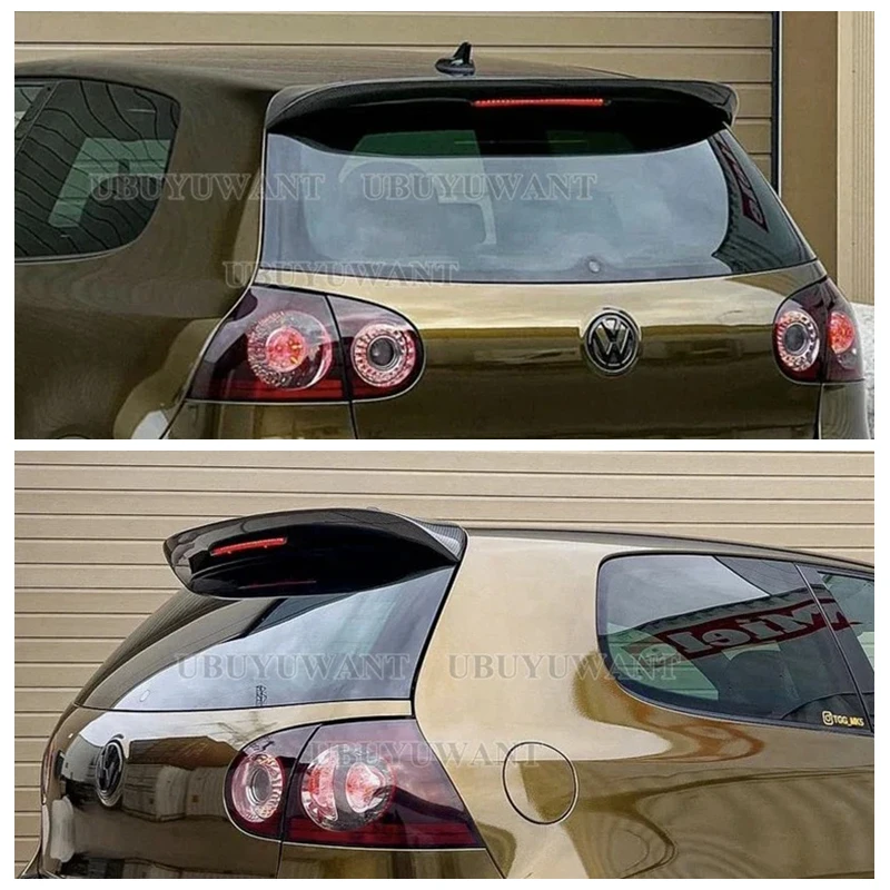 Für Volkswagen VW Golf 5 V MK5 R32 GTI Carbon Fiber Hinten Dach Spoiler 2006-2009 Auto Lip flügel