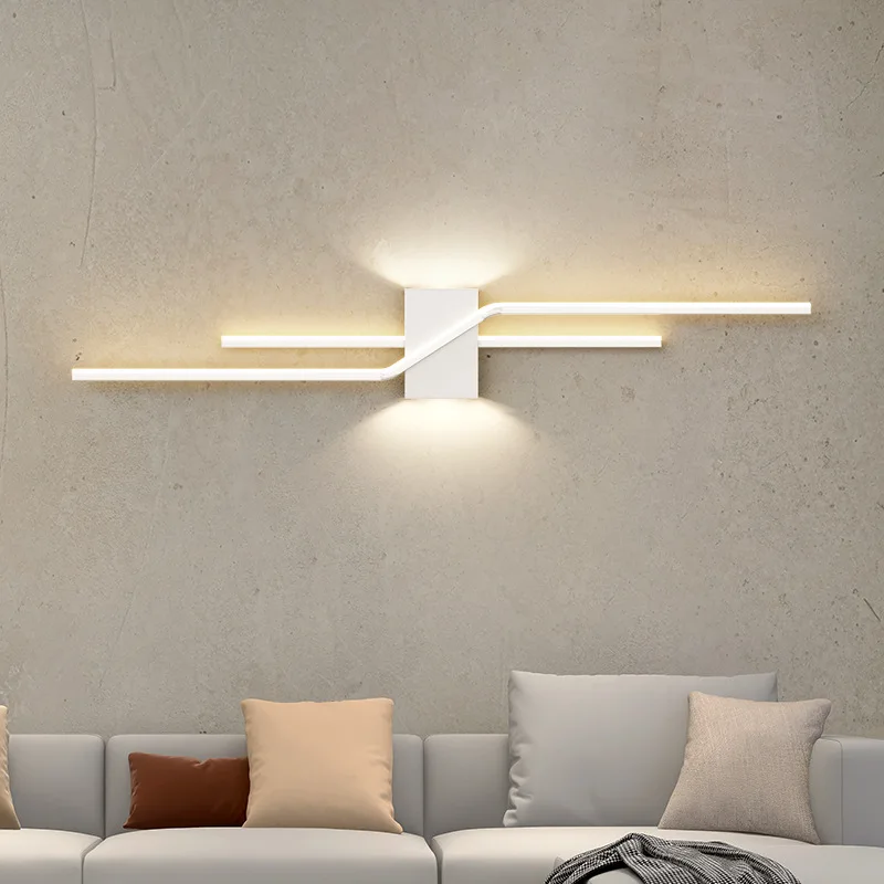 

Modern Minimalist LED Wall Lamp Foyer Indoor Bedroom Study Room Living Room TV Background Wall Decorative Light