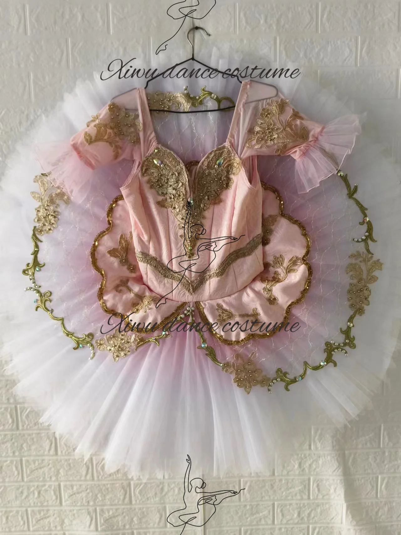 Professional high-quality custom-size ballet performance ballet costume high-end competition ballet dress