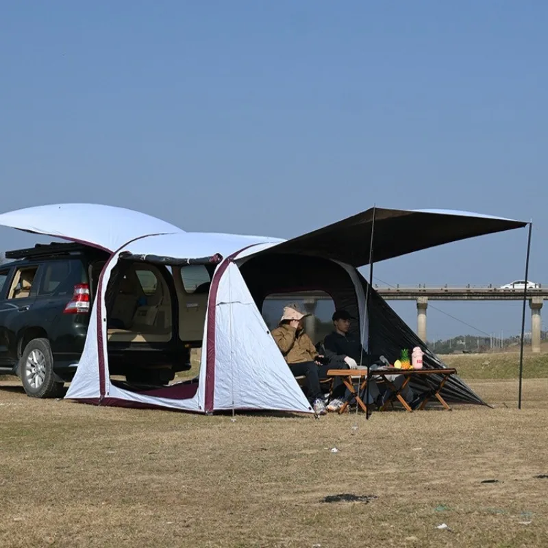 Car Automatic Tent Family Camping Outdoor Portable Folding Waterproof Sun Protection Tent Oxford Cloth Tourism Camping Hiking