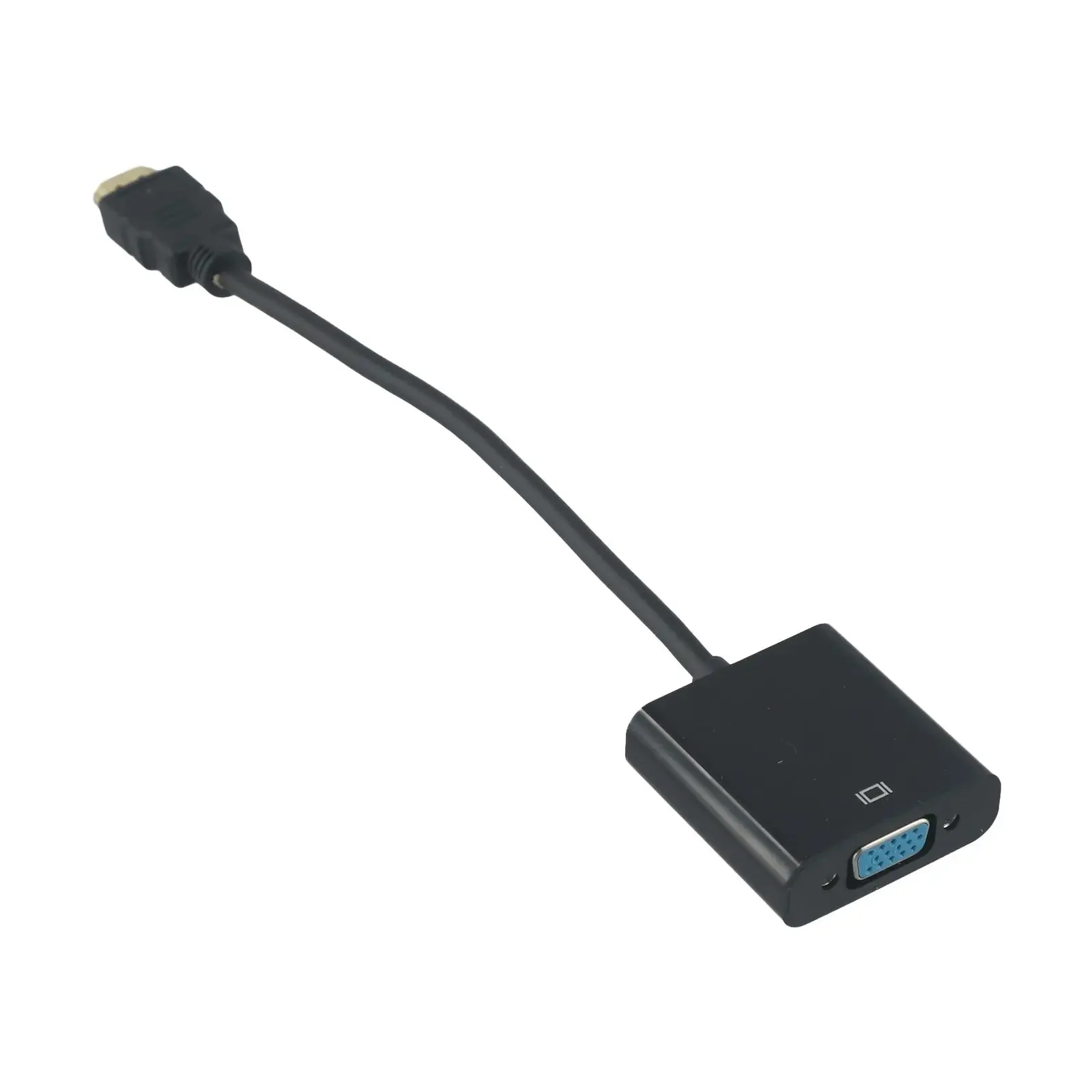 HD-MI To VGA Conversion HighQuality VGA To -compatible  Converter Male To Female Display Computer Projector HD-VGA Hub New