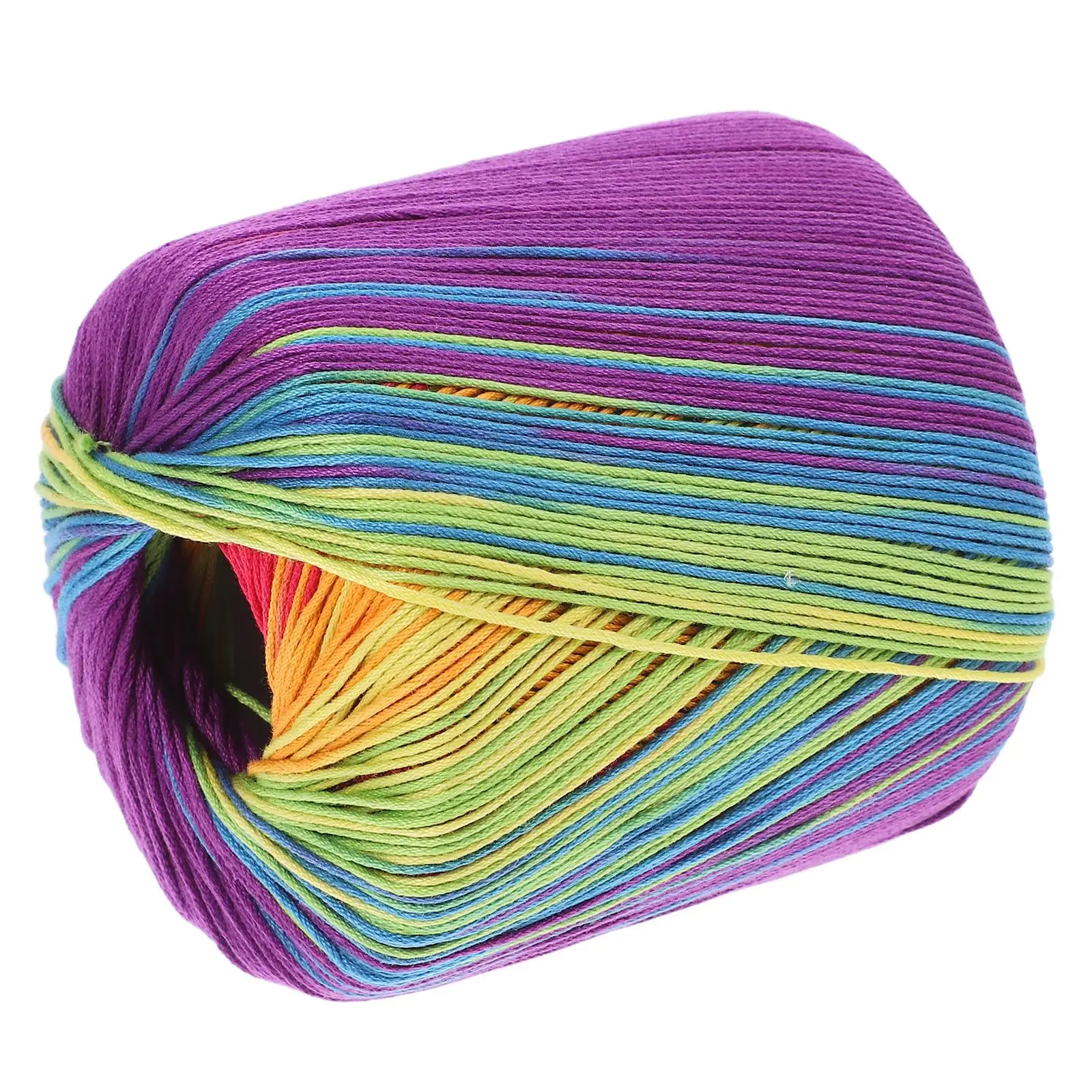 

Comfortable Lace Thread Cotton Baby Yarn Knitting Wool Rainbow Pastel Crocheting