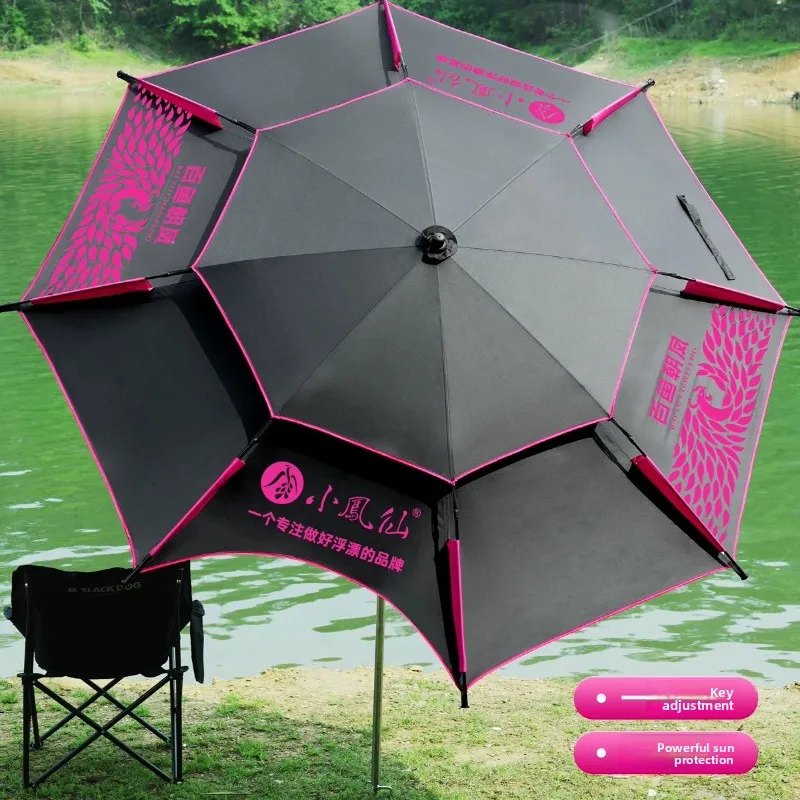 New Fishing Umbrella for Sun Protection Thickened UV Blocking Parasol Outdoor Rain Sun Fishing Canopy Portable Travel Shelter