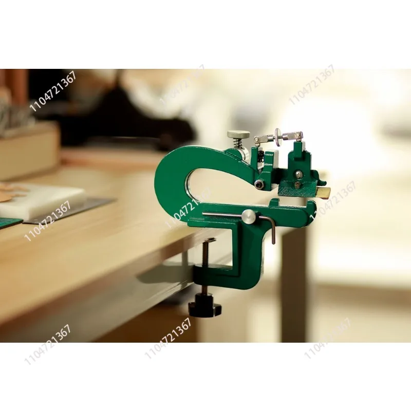 

Manual Leather Peeler Machine Leathercraft Edging Cutting Splitter Machine Vegetable Tanned Leathers Paring Device