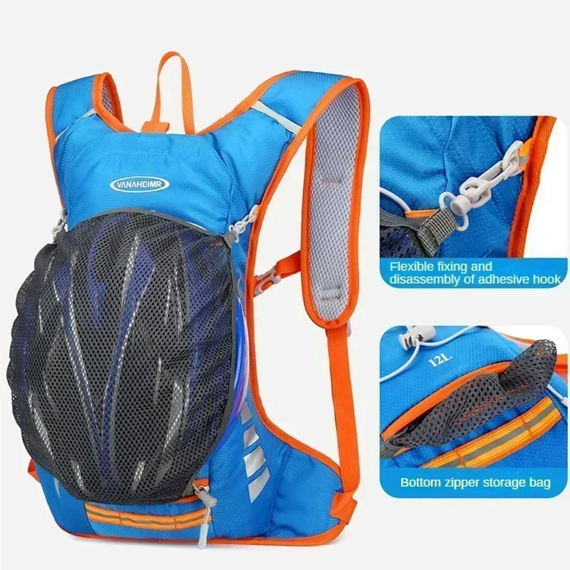 Wasserdichter Outdoor-Radrucksack, tragbare Fahrradtasche, Outdoor-Sport, Klettern, Fernfußtasche, Mountainbike, reflektierende Tasche