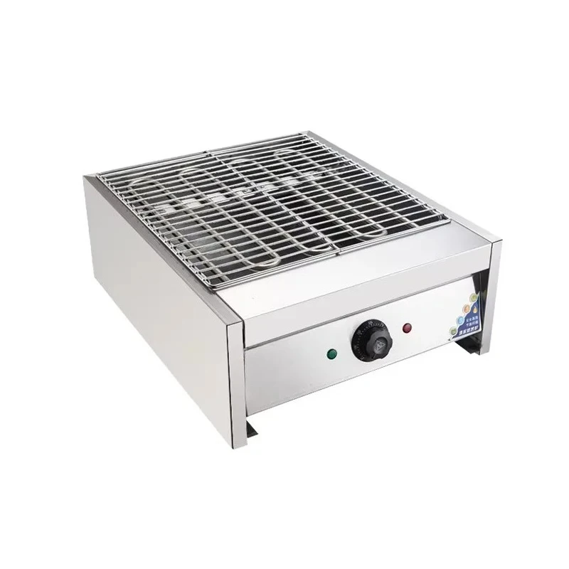

Commercial High-Power Table-Top BBQ Grill Stainless Steel Electric BBQ Machine for Parties with Air Switch for Home Use