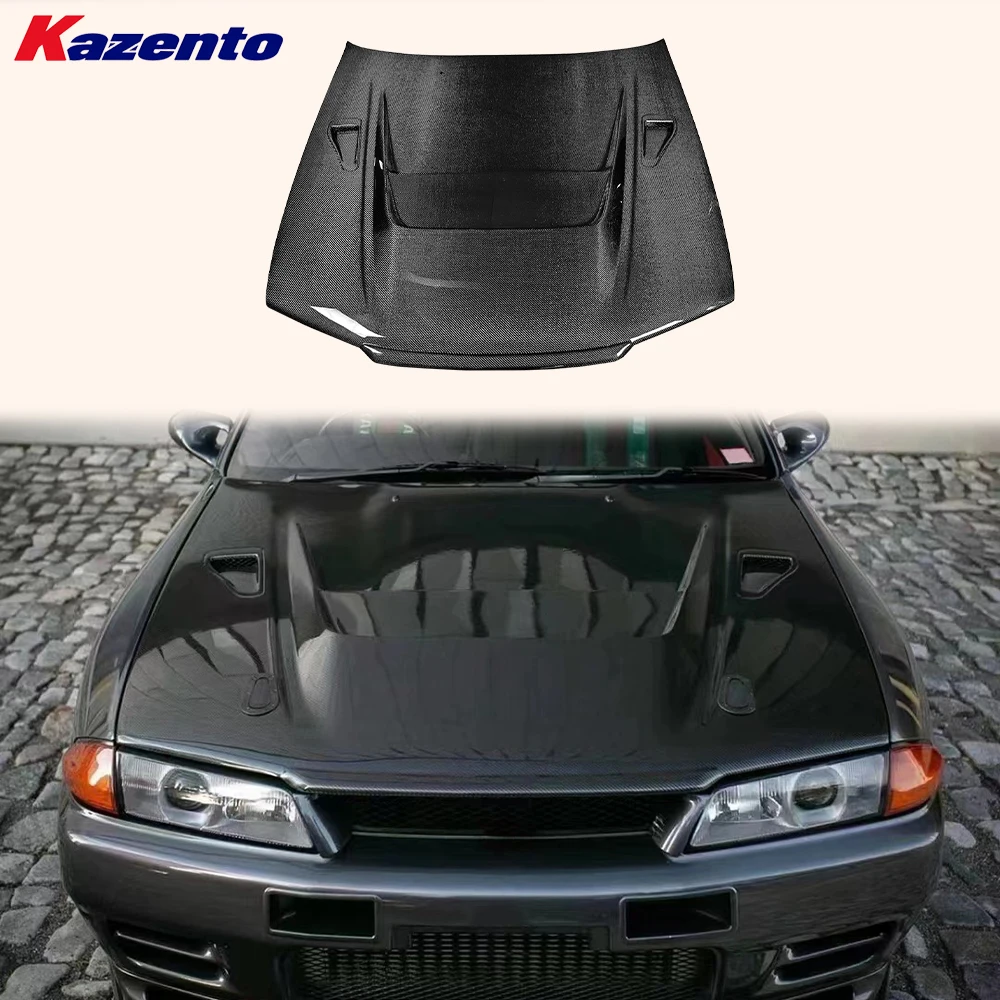 

Передний вентилируемый капот из углеродного волокна в стиле D для Nissan Skyline R32 GTR только 89-94 (перевозка океана выгодно, добро пожаловать на inqury)