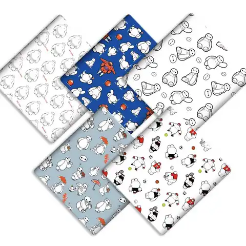 140x50cm Disney Cartoon DIY handmade sewing patchwork quilting baby dress home sheet 140cm printed sewing kids fabric