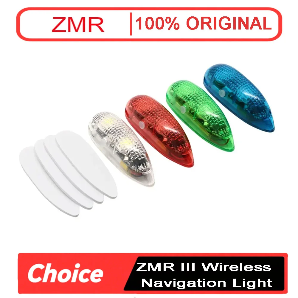 

ZMR III Wireless Navigation Light 1S Rechargeable 4 Modes LED Lights Suitable For RC Airplane Fixed-wing UAV FPV Drone Toy