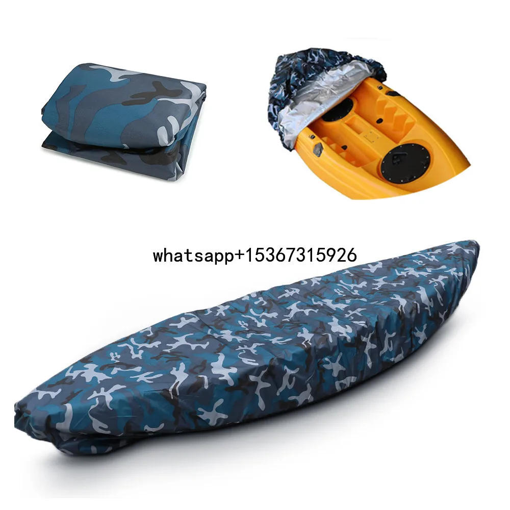 Kayak Storage Cover Universal Waterproof Nylon Anti-UV Sun Protection Cover Canoe Dust Shield Boat Accessories