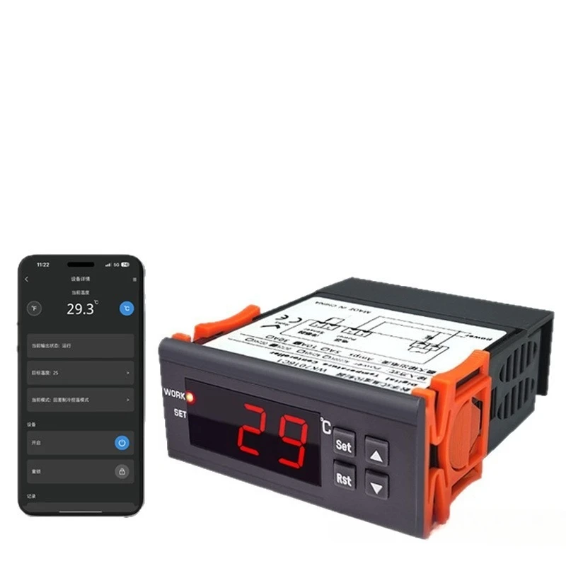 ZY-W7010 Embedded Digital WiFi Thermostat Heating and Refrigeration Industrial Freezer Temperature Controller
