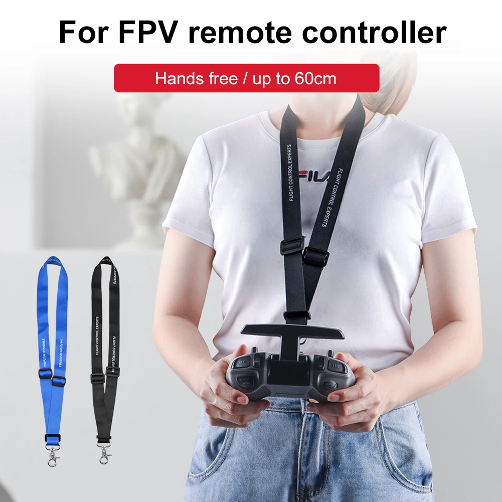 Remote Controller Lanyard for DJI FPV/Avata Adjustable Neck Shoulder Sling Strap Anti-lost Remote Controller Accessories