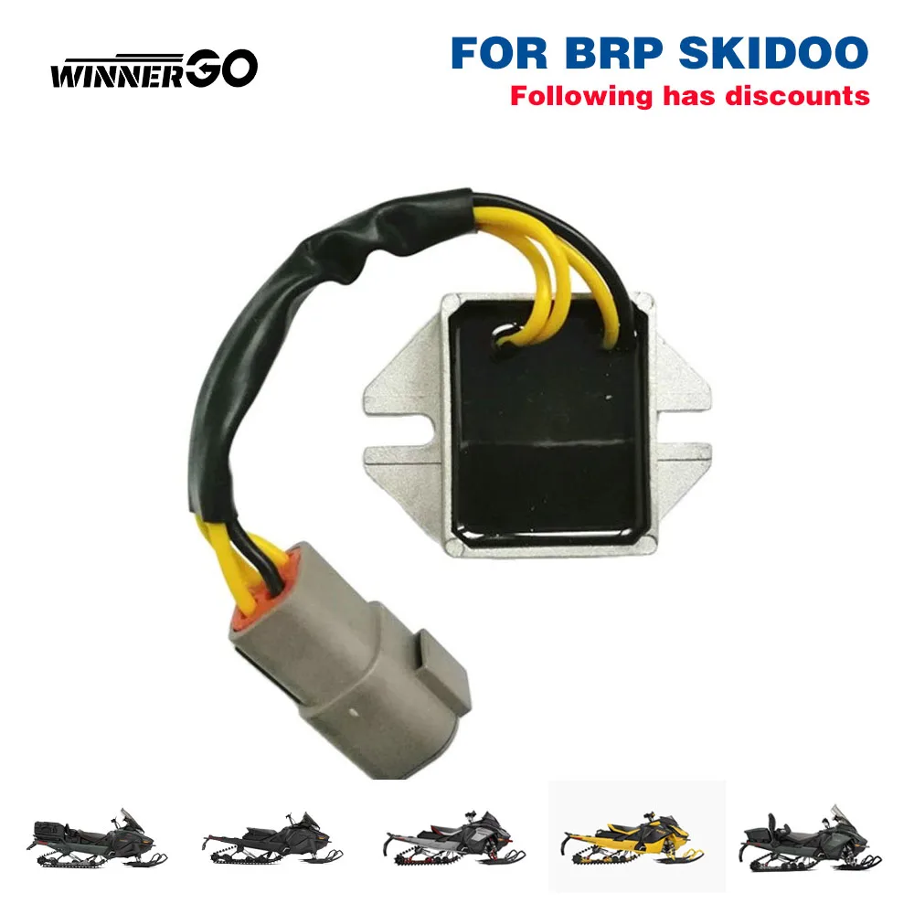 Snowmobile Voltage Regulator Rectifier For SkiDoo GSX GTX 380 550 MXZ Skandic 440 600 515175655 420888617 515176189 515175939