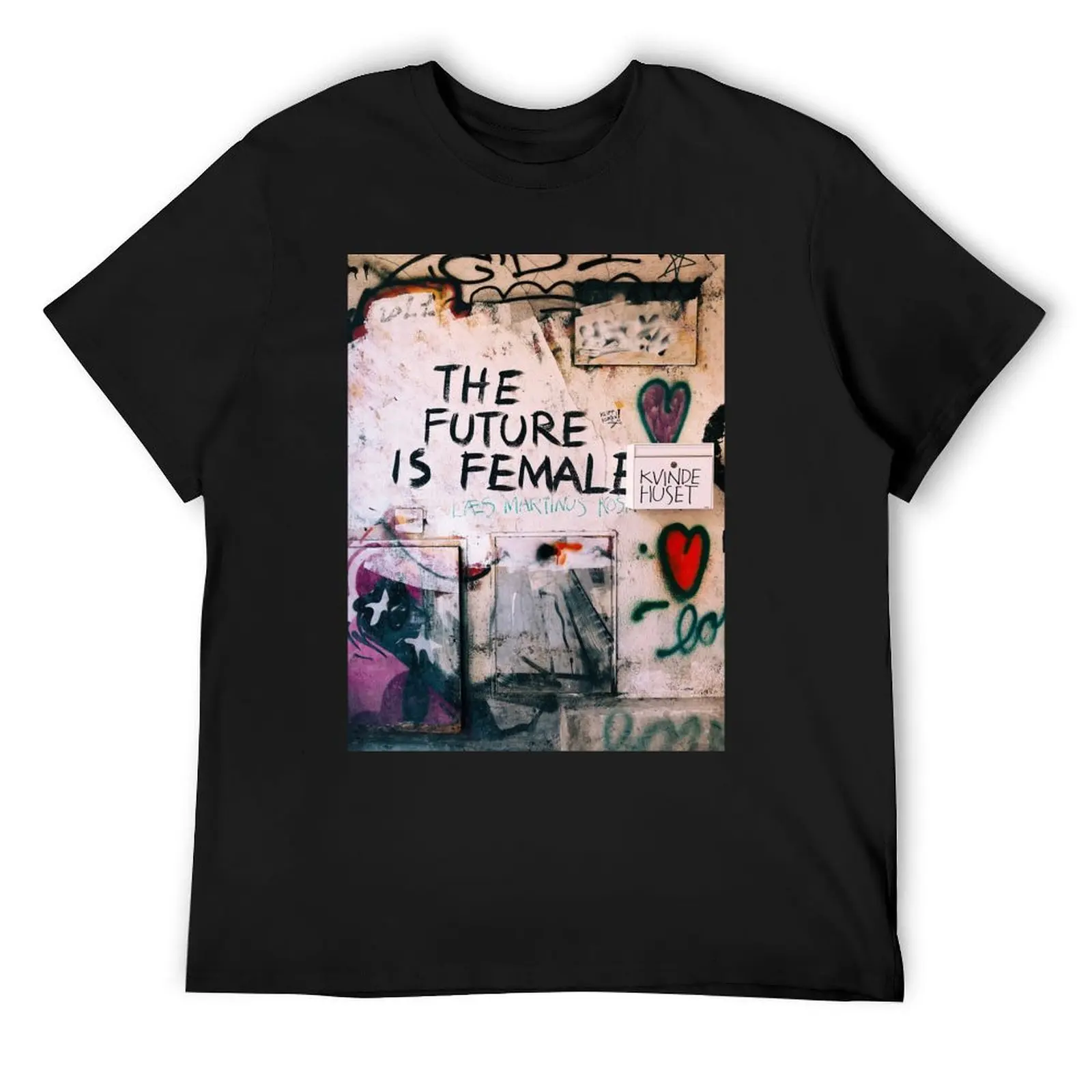 The future is Female wall art T-Shirt anime figures for a boy graphic shirts Men's t-shirts