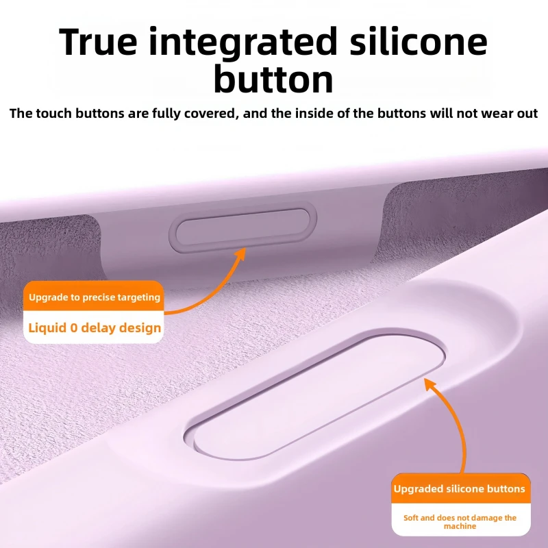 Adequado para capa de telefone iPhone 17/Pro/ProMax, botão integrado magnético líquido, capa protetora de cor sólida Apple 16 Pro Max