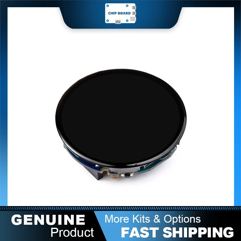 

Waveshare ESP32-S3 1.75-inch AMOLED Touch Board, Dual-Core LX7 MCU with 466×466 QSPI Round Screen