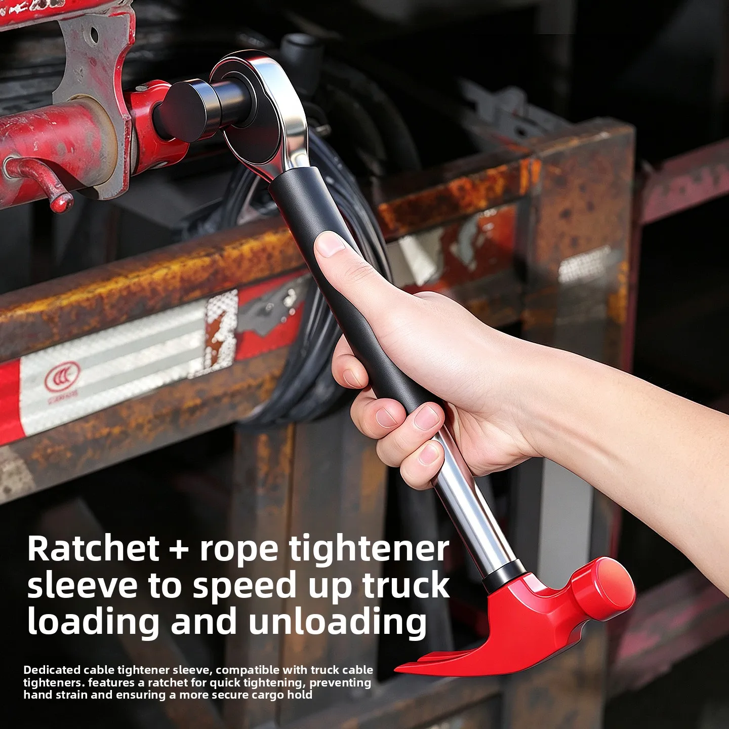 Ratchet Wrench Claw Hammer Heavy Duty Hand Tool for Industrial Use Construction Repair Multifunctional Workshop Equipment Stu