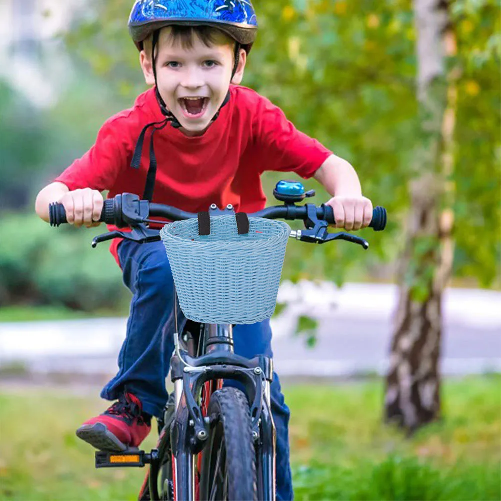 

4Pcs Kids Bike Basket Straps Durable Shockresistant Bicycle Handlebar Strap Easy Installation Childfriendly Design School
