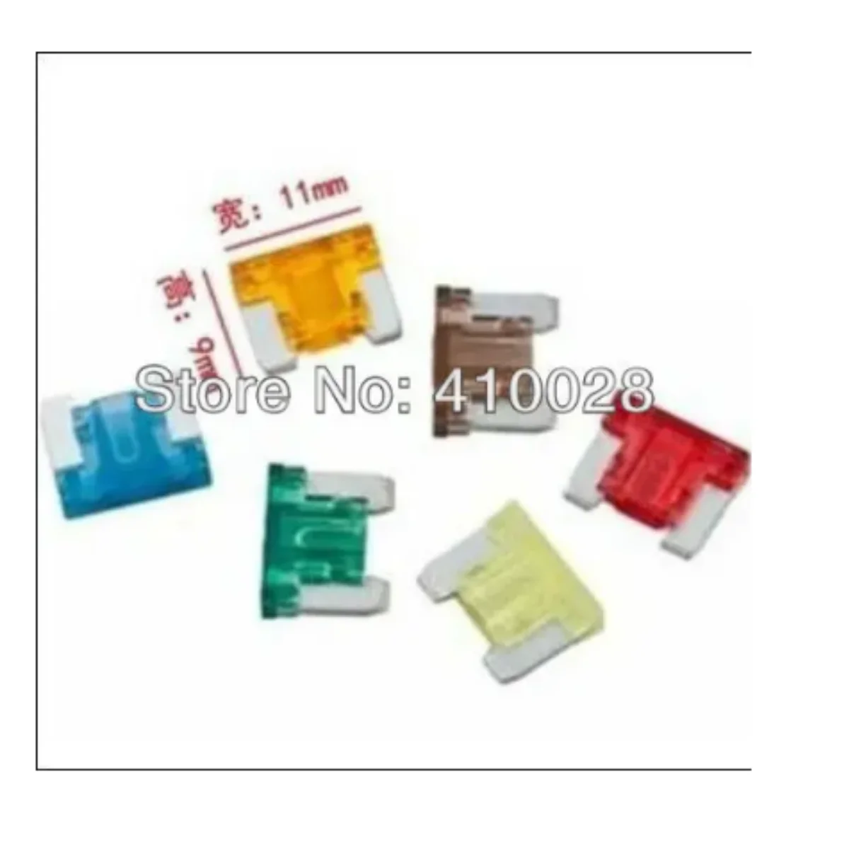 

280PCS mixed order freedoom choose from 5A,7.5A,10A,15A,20A,25A,30A mini fuse for toyota,honda,ford