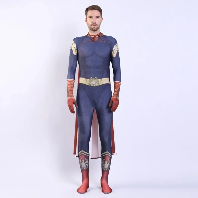 Il Ragazzi Costume Cosplay 3D Spandex Zentai Suit Adulto Capretto I Sette Homelander A-Train Il Profondo Starlight Costume Della Tuta E